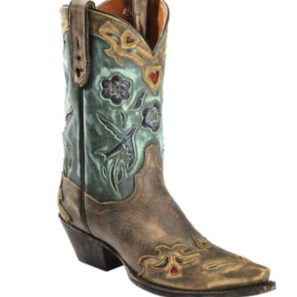 Dan Post Blue Bird Wingtip Western Boots